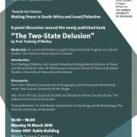 Towards Just Futures: Making Peace in South Africa and Israel/Palestine padraig_omalley_event.jpg